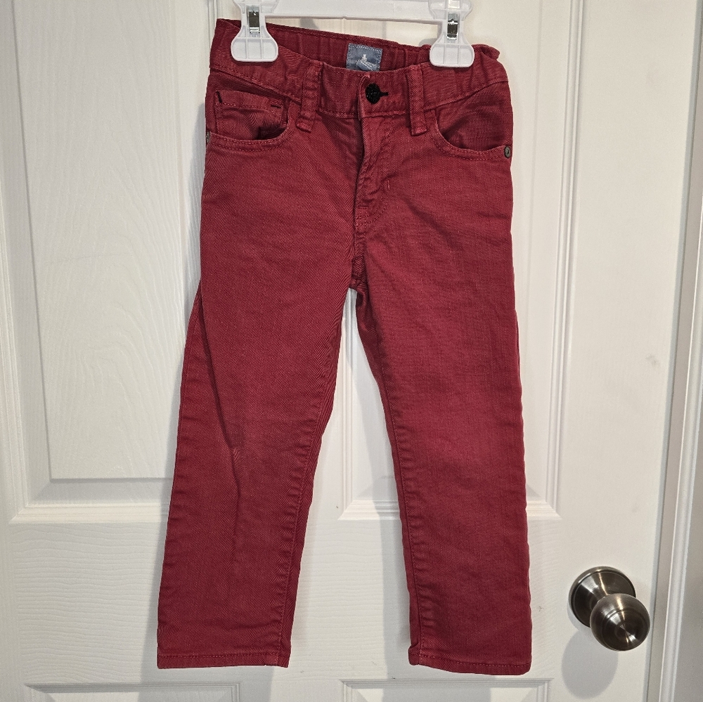 Baby Gap 3t Red Denim Jeans
